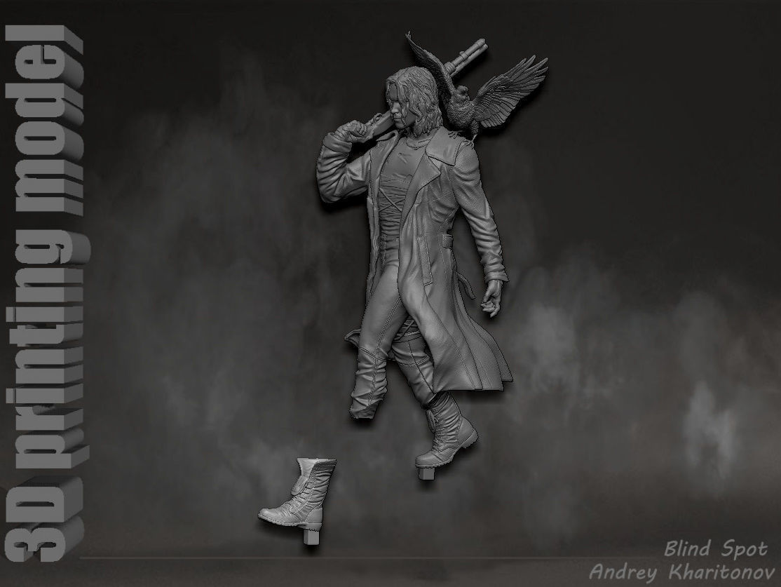The Crow 3D print model_23