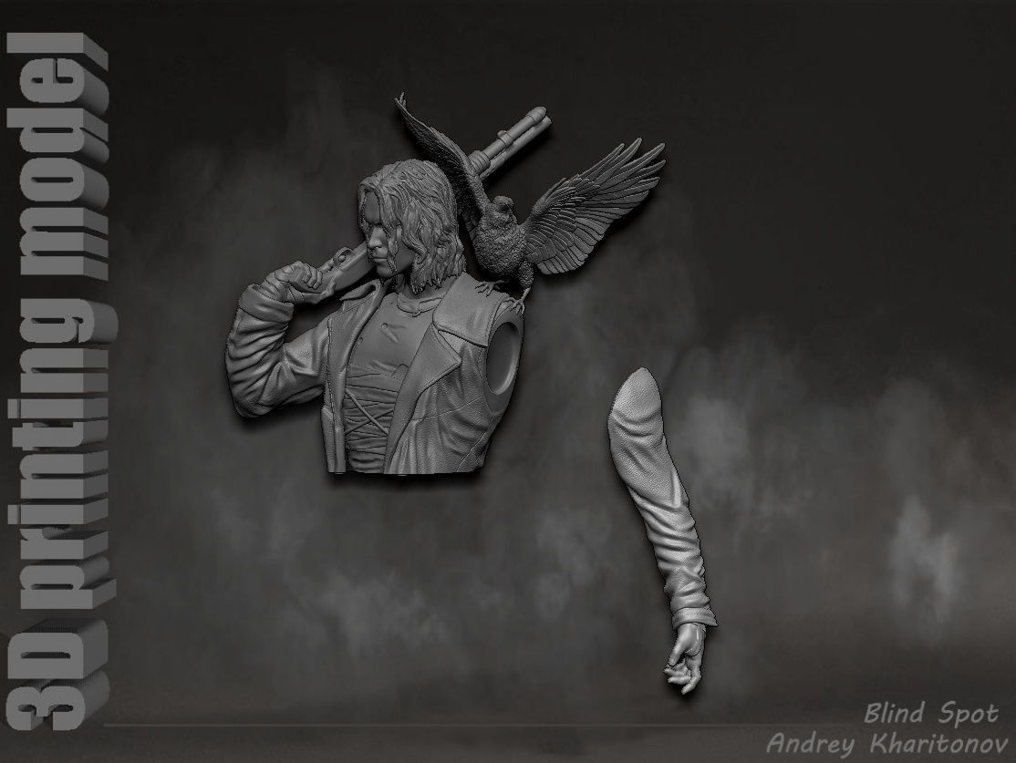 The Crow 3D print model_27