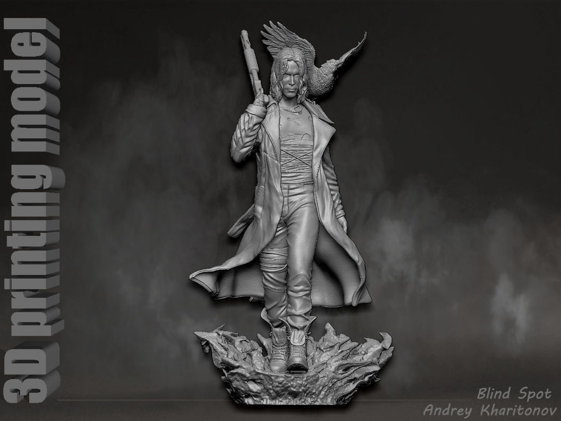 The Crow 3D print model_13