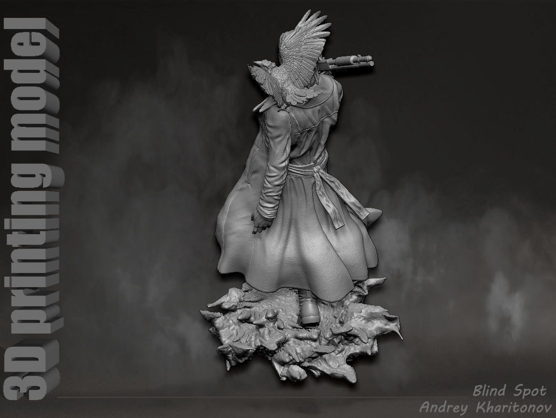 The Crow 3D print model_16