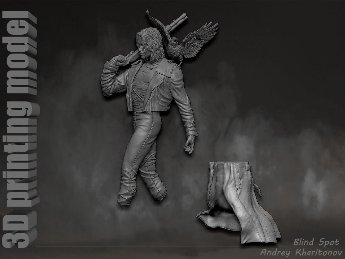 The Crow 3D print model_25