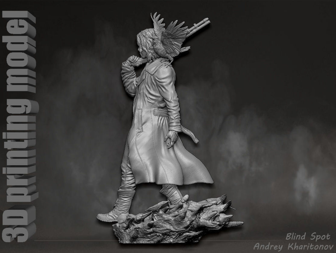 The Crow 3D print model_4