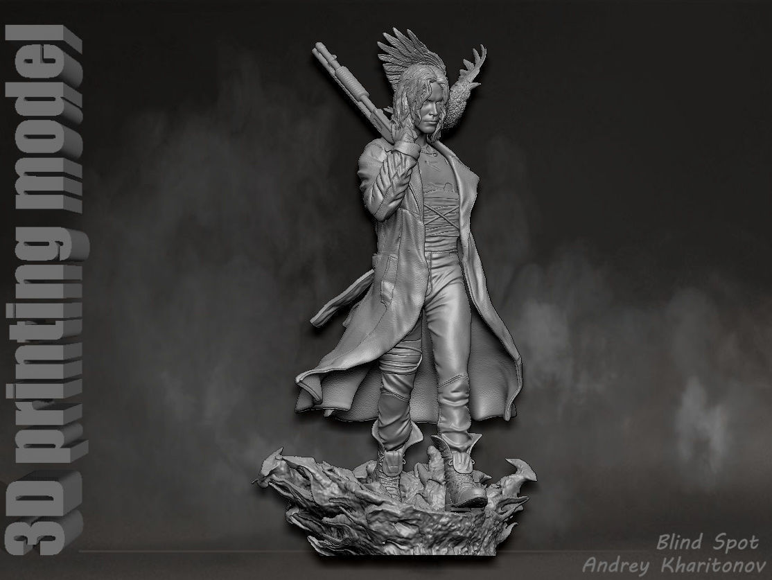 The Crow 3D print model_12