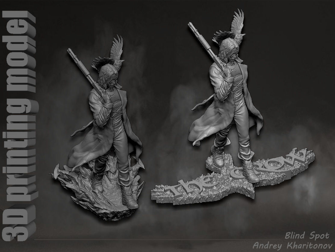 The Crow 3D print model_20