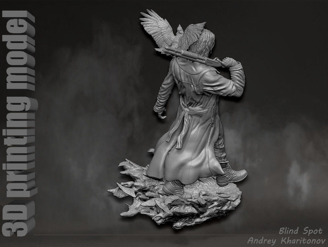 The Crow 3D print model_17