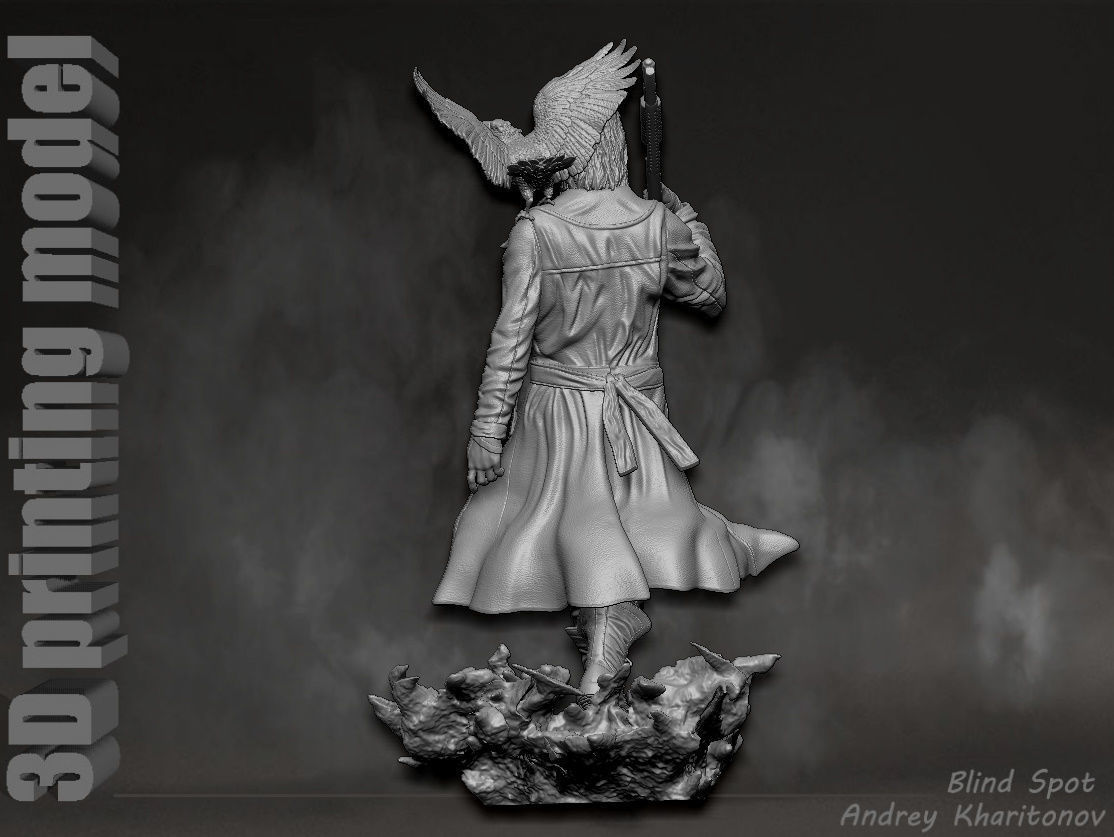 The Crow 3D print model_7