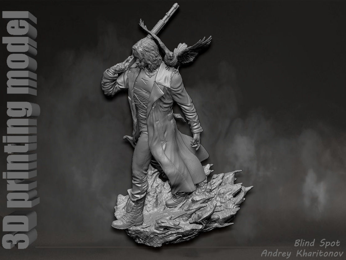 The Crow 3D print model_15