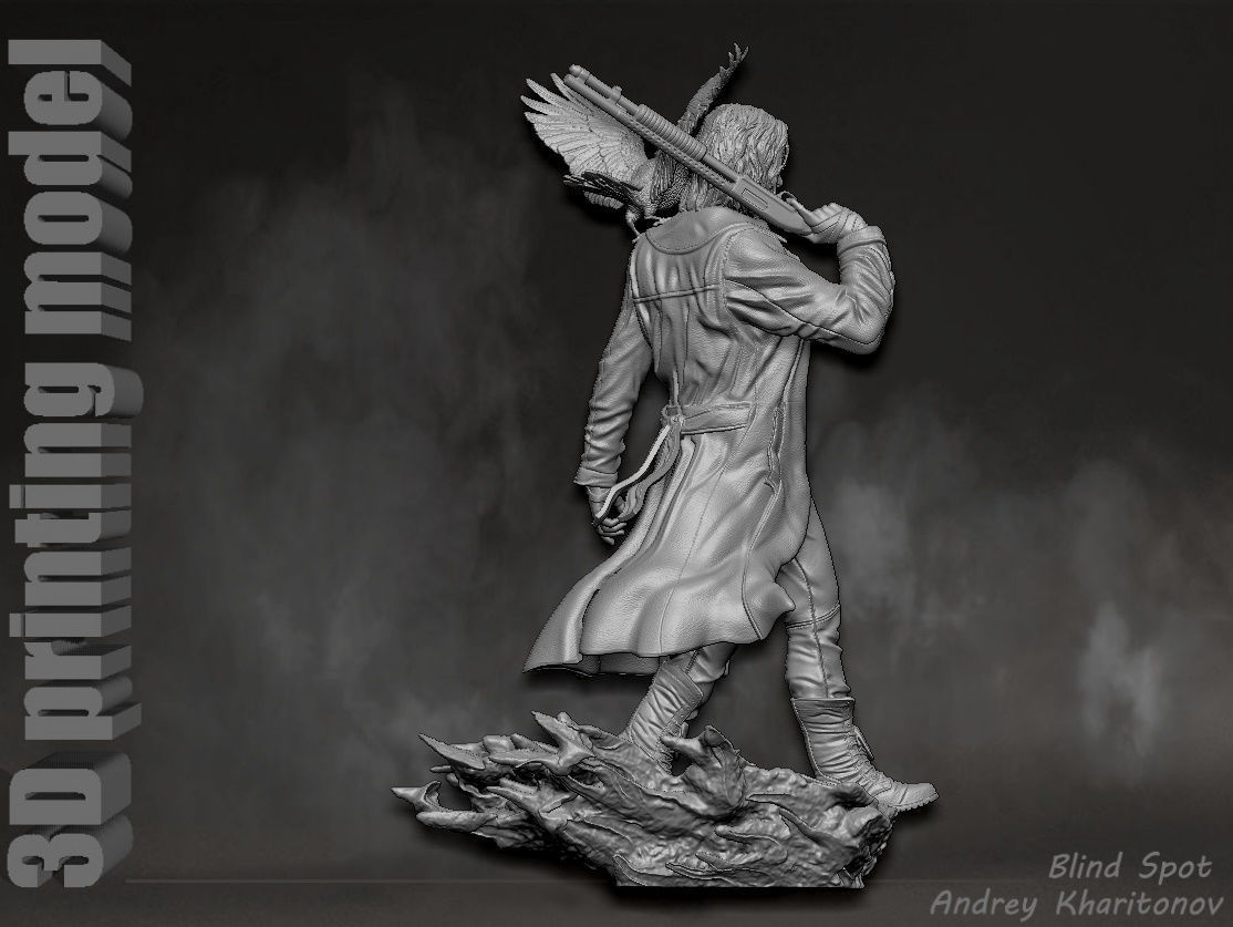 The Crow 3D print model_9