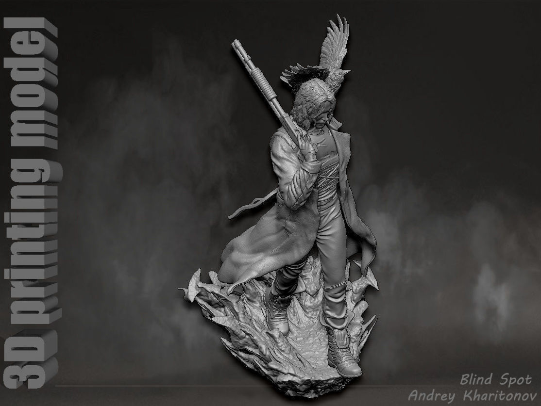 The Crow 3D print model_18