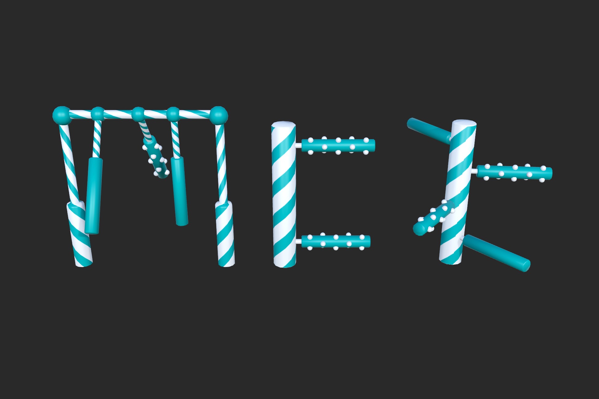 Runner Obstacles Pack Low-poly 3D model_7