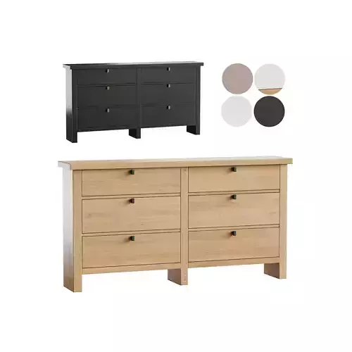 Modern Farmhouse 6-Drawer Dresser