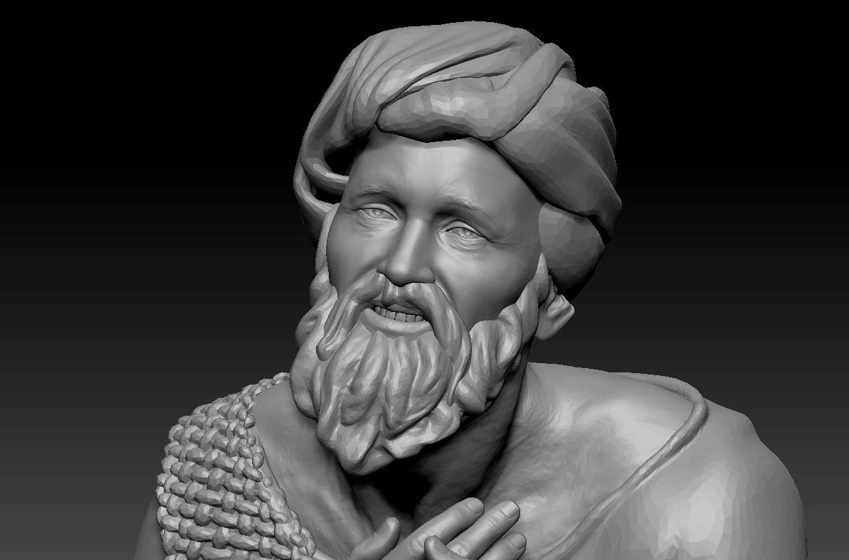 Adoring shepherd printable 3D print model_6