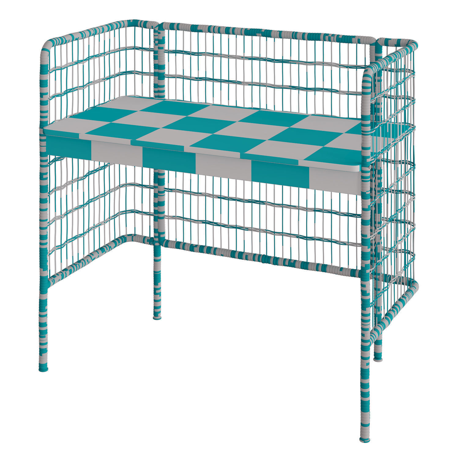 Writing desk FRYKSAS by ikea 3D model_1