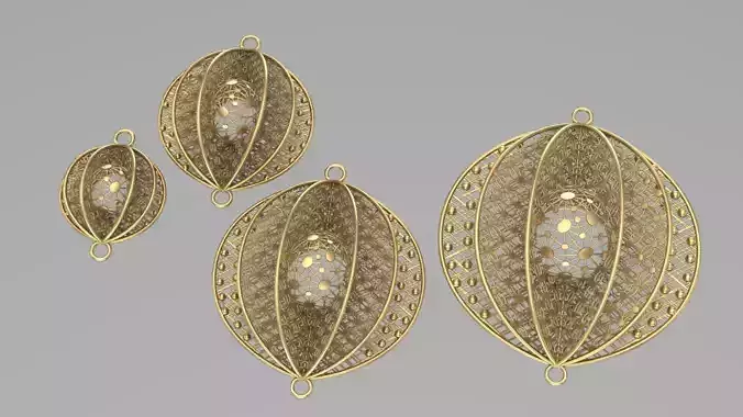 Gold Service part based on venus fly trap