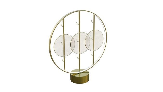 Decorative Stand Hanger  Low-poly 3D model