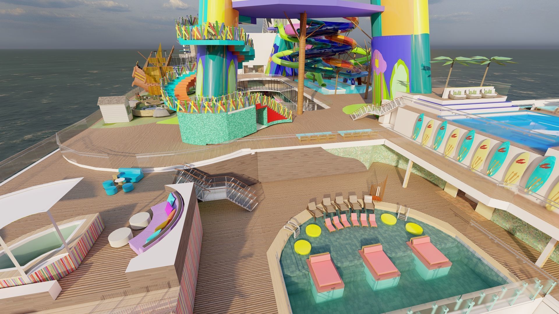 Icon of the Seas with full interior 3D model_16