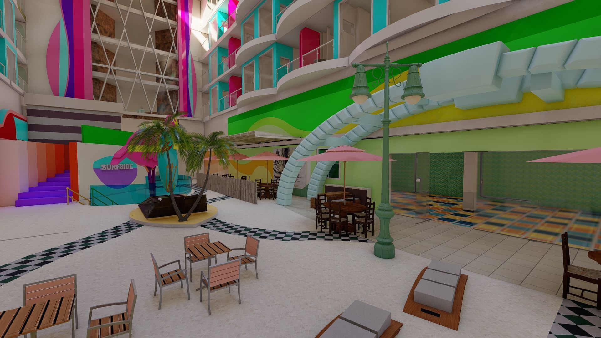 Icon of the Seas with full interior 3D model_25