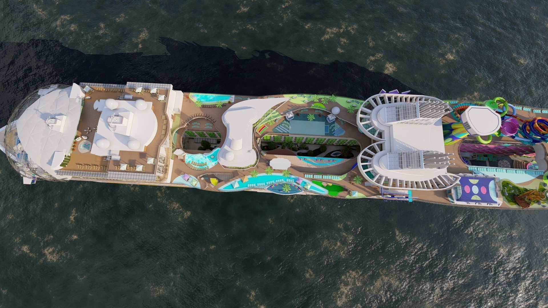 Icon of the Seas with full interior 3D model_14