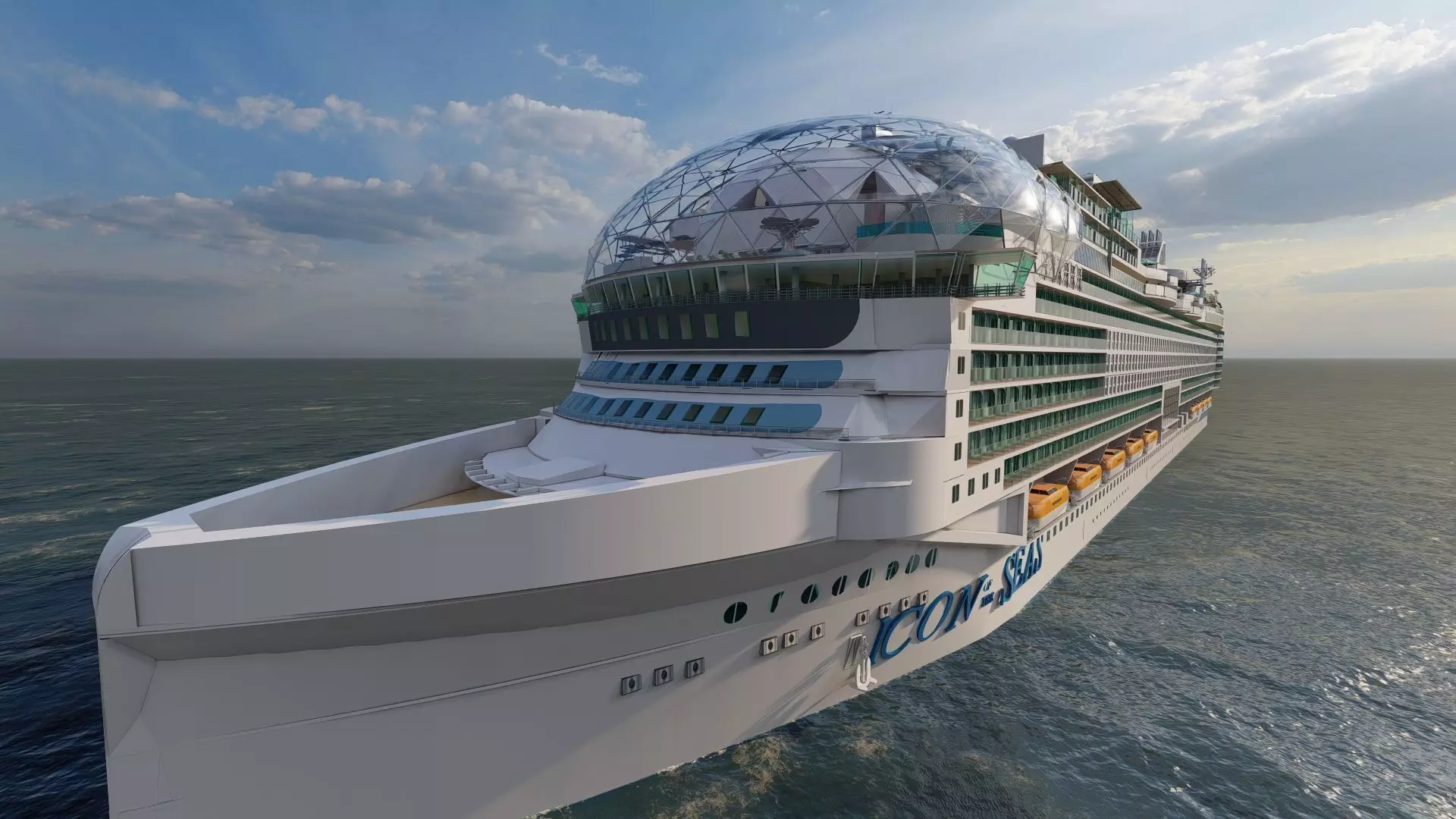 Icon of the Seas with full interior 3D model_0