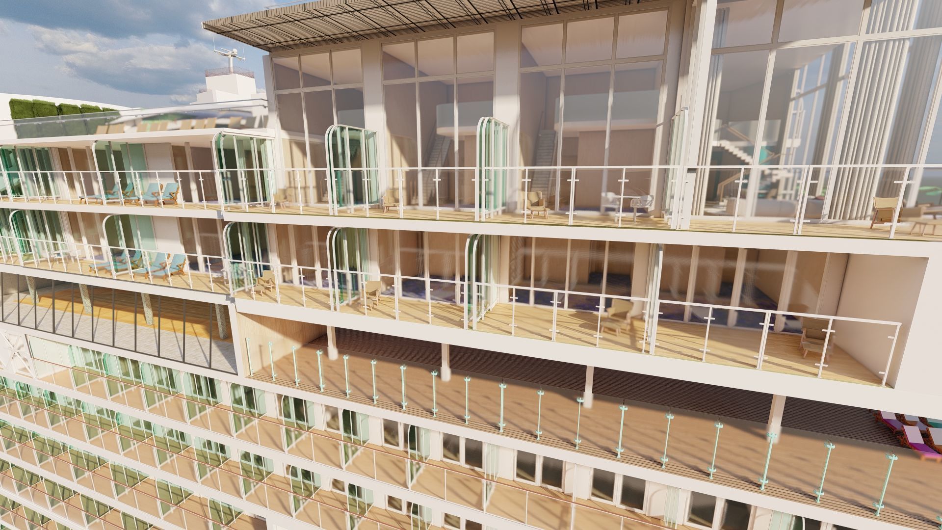 Icon of the Seas with full interior 3D model_11