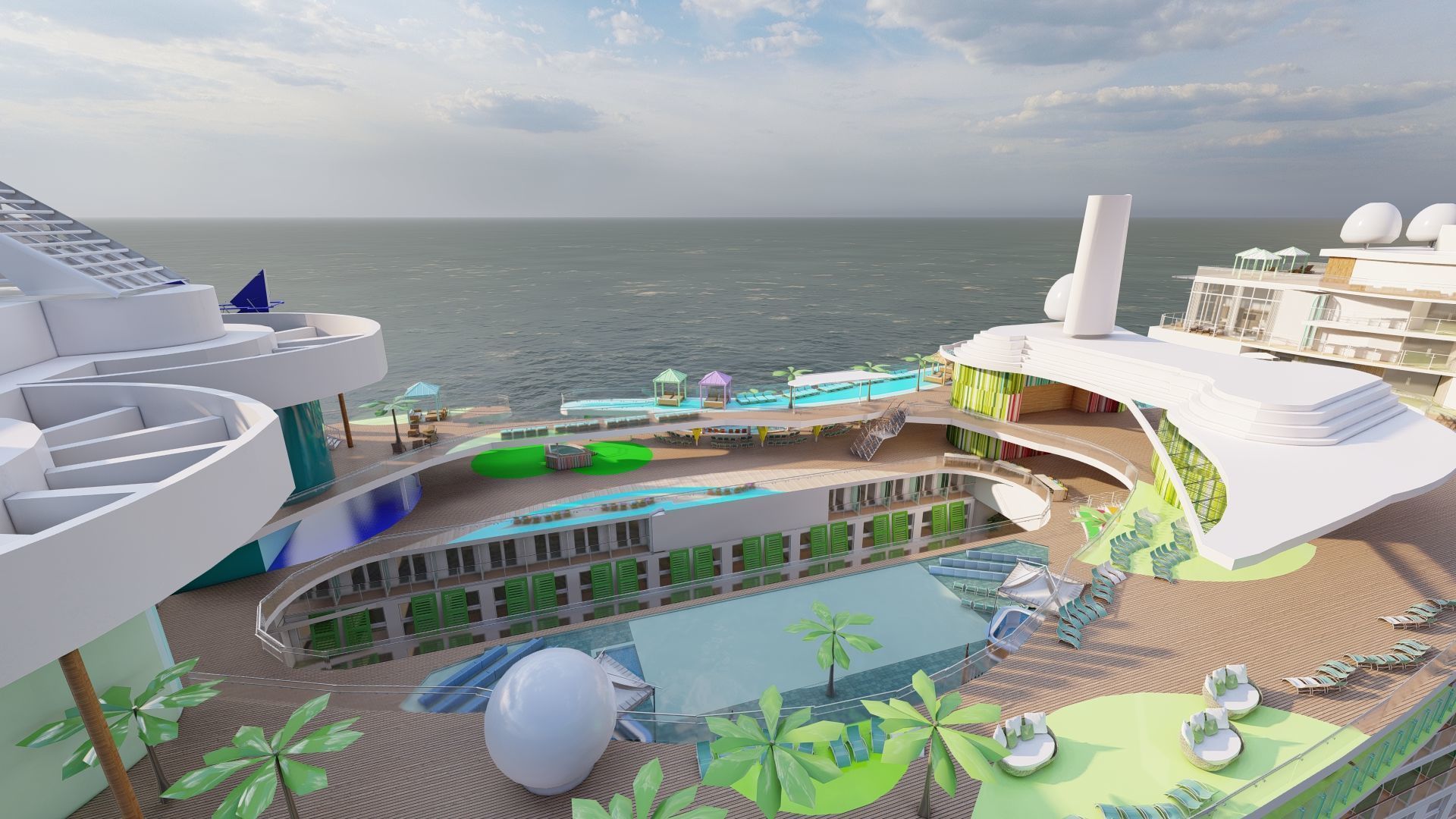 Icon of the Seas with full interior 3D model_7