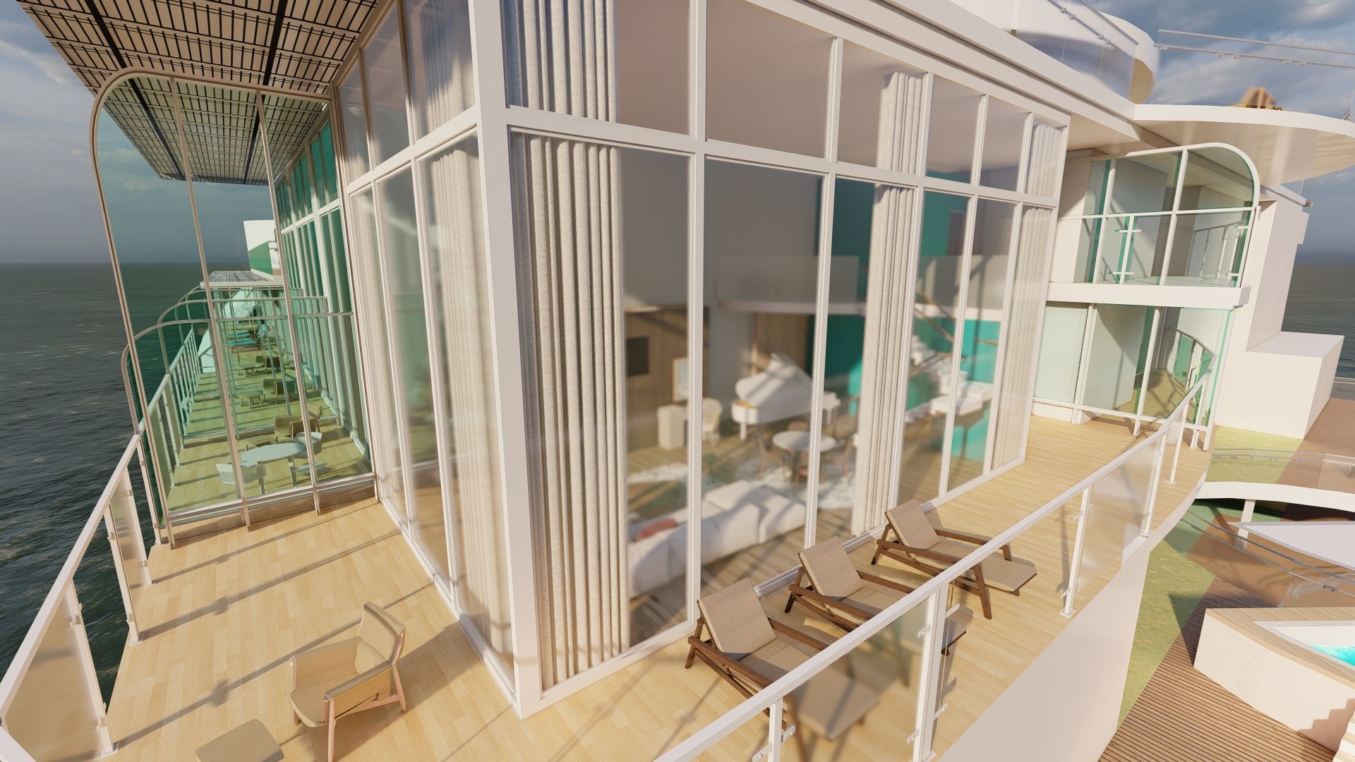 Icon of the Seas with full interior 3D model_42