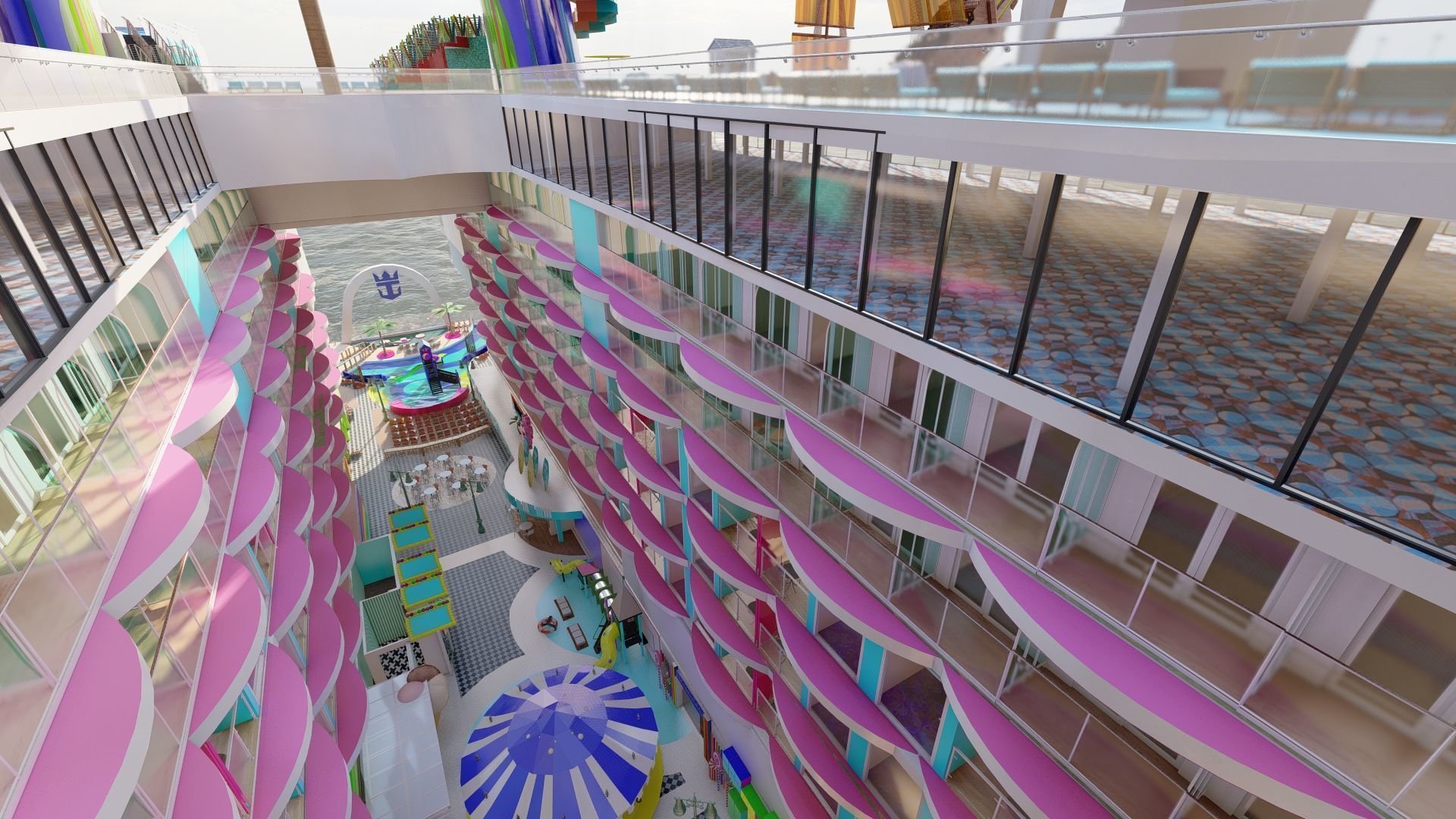 Icon of the Seas with full interior 3D model_26
