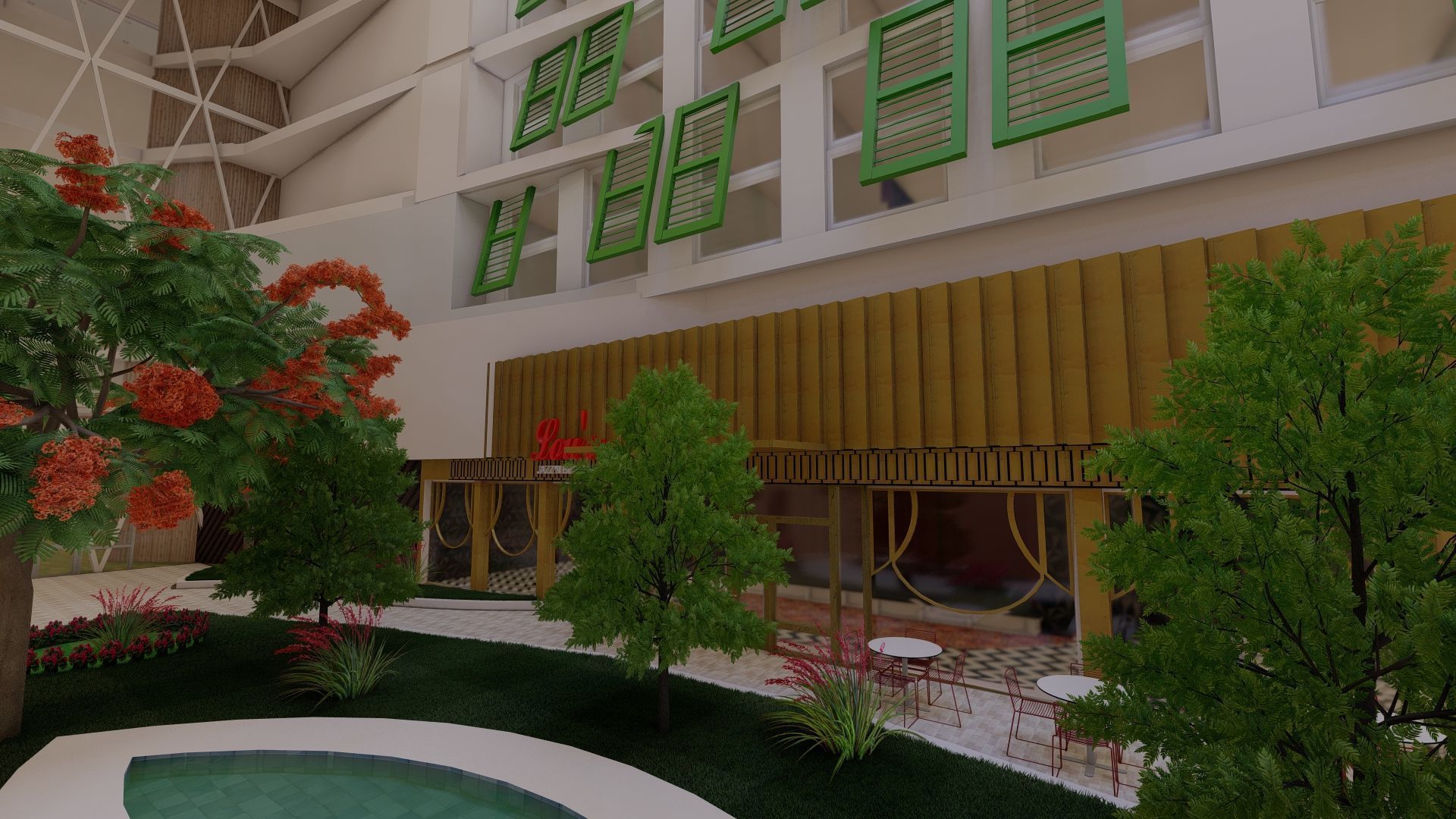 Icon of the Seas with full interior 3D model_29