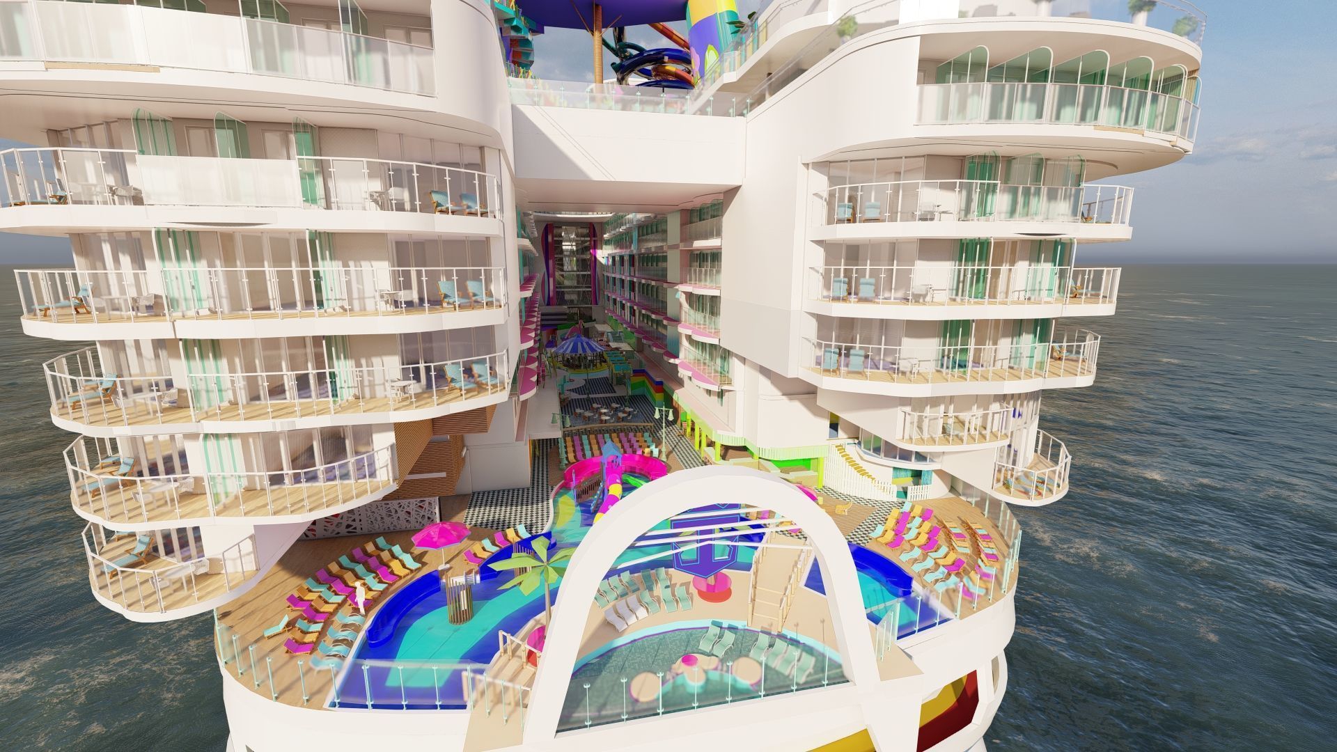 Icon of the Seas with full interior 3D model_4