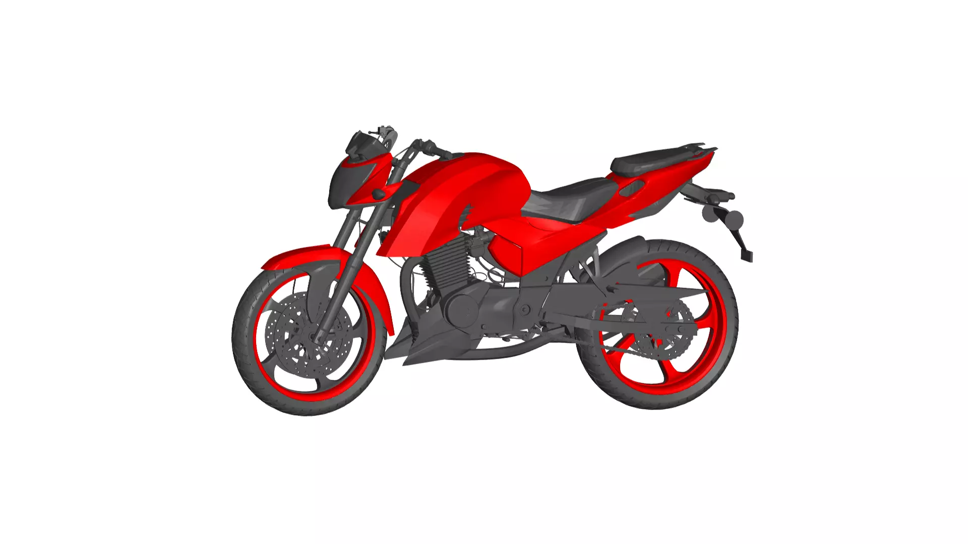 TVS Apache RTR 200 3D model