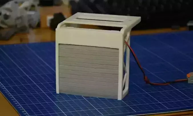 Sectional door for modelship Typ B