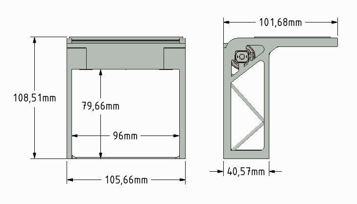 Sectional door for modelship Typ B 3D print model_4
