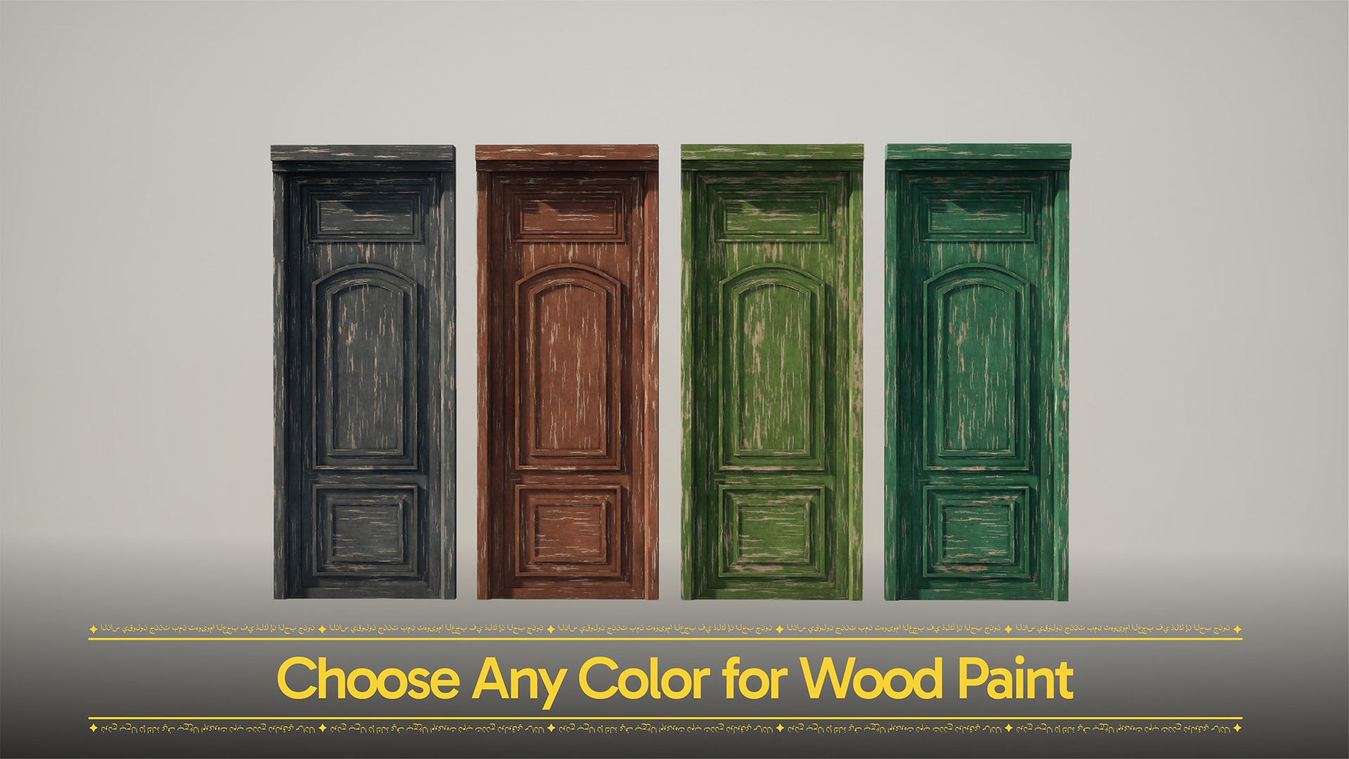 The Middle East - An Arabic Persian Environment Low-poly 3D model_9