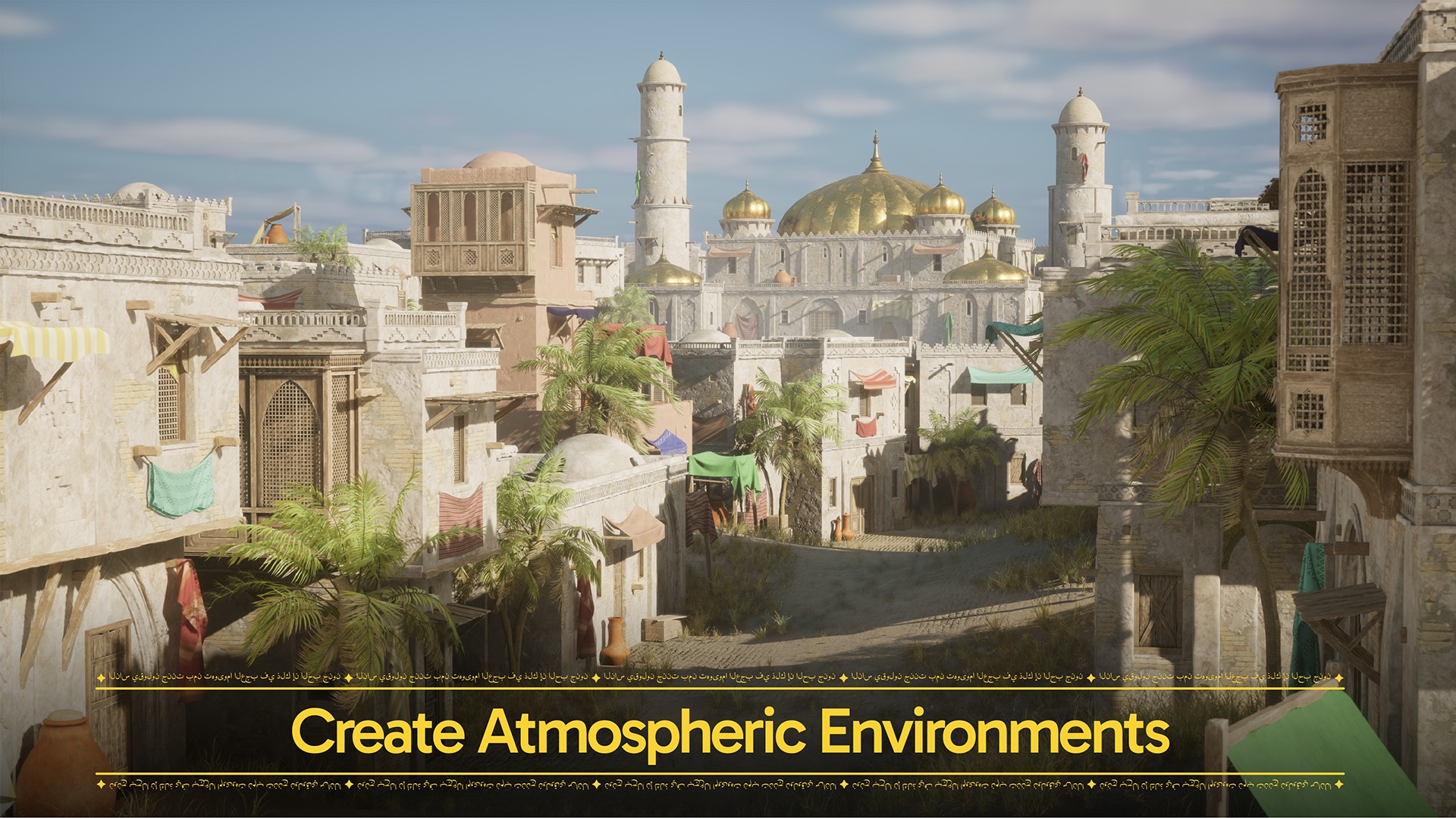The Middle East - An Arabic Persian Environment Low-poly 3D model_2
