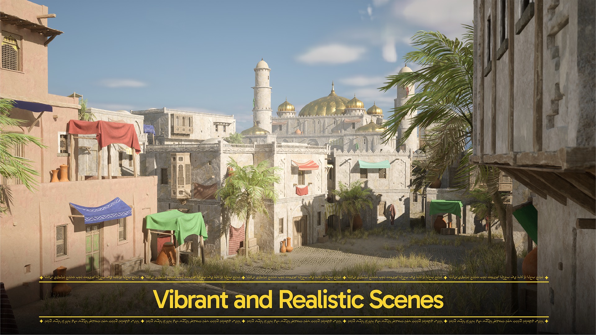 The Middle East - An Arabic Persian Environment Low-poly 3D model_3