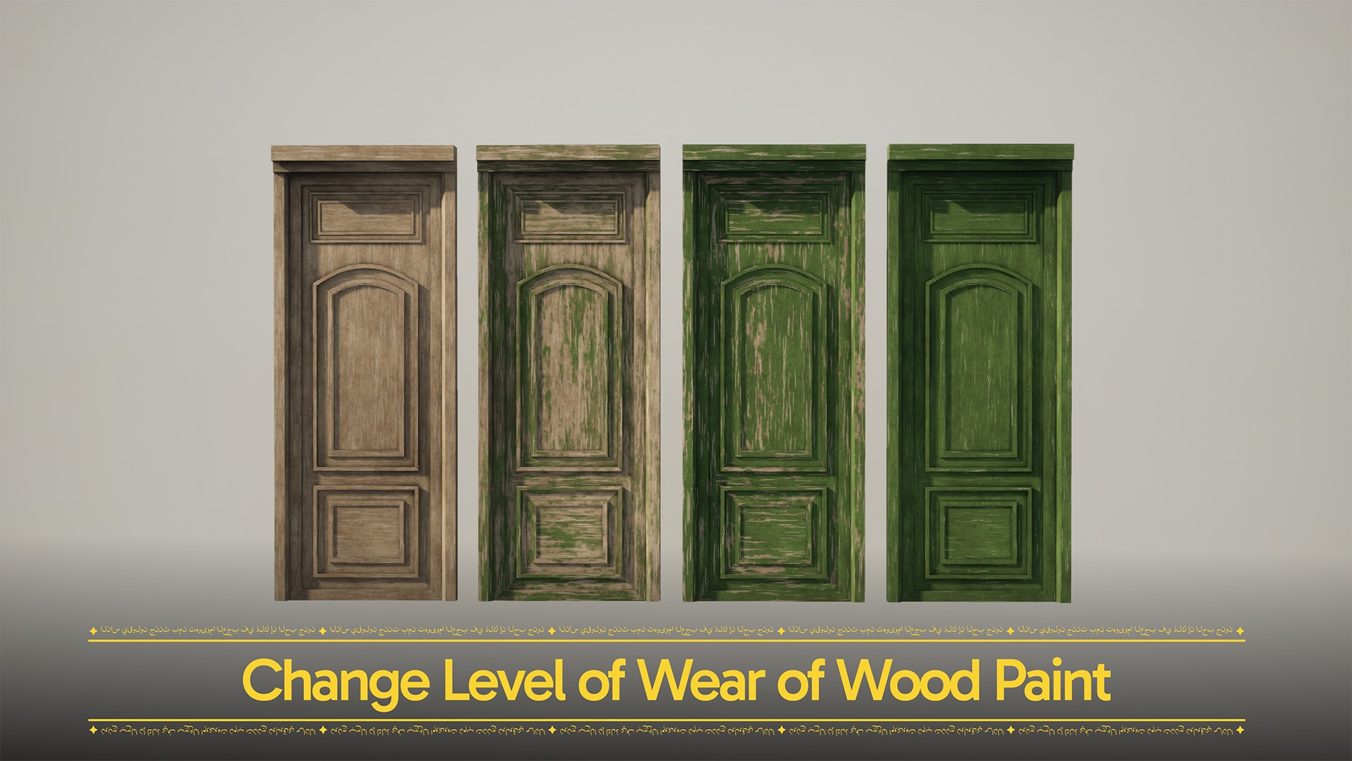 The Middle East - An Arabic Persian Environment Low-poly 3D model_8