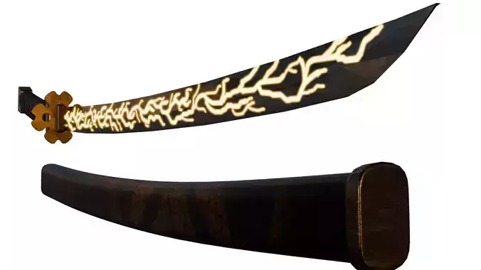 Darkbolt Katana Sword