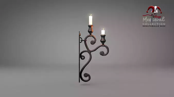 Medieval Wall Ilighting Vert