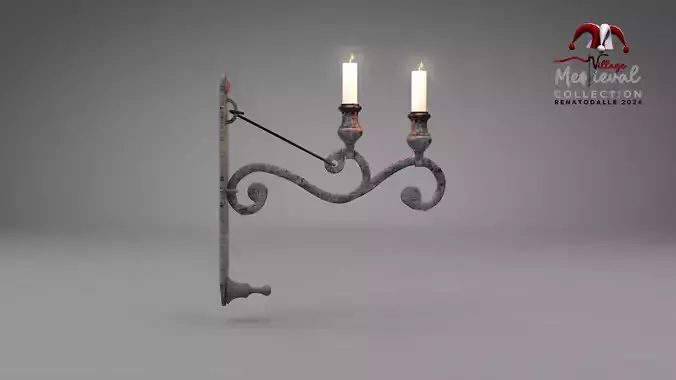 Medieval Wall Ilighting Hor