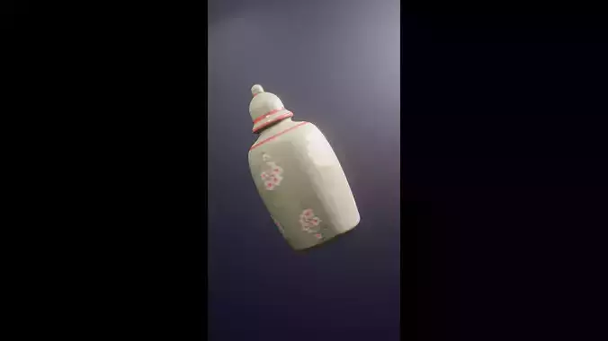 Fallout Cat Remains pot model Free low-poly 3D model