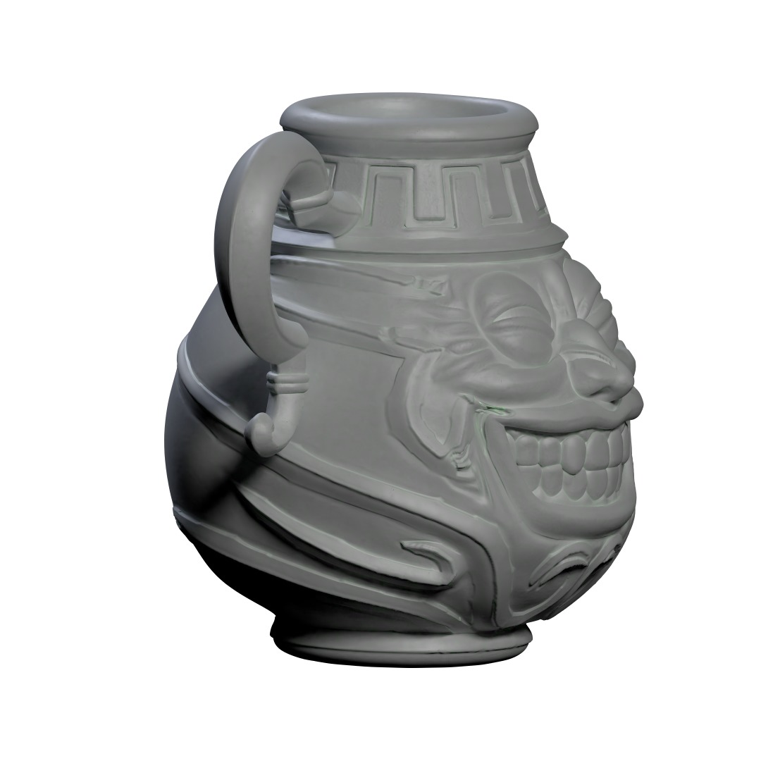 Pot of greed For 3dprint 3D print model_4