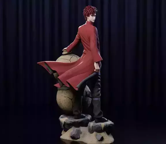Gaara From Naruto 3D Print Model 3D print model Gaara From Naruto 3D Print Model 3D print model