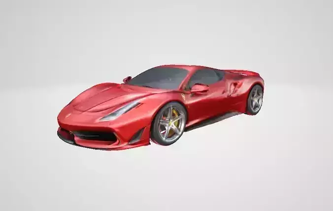  High-Resolution Realistic 3D Car Model