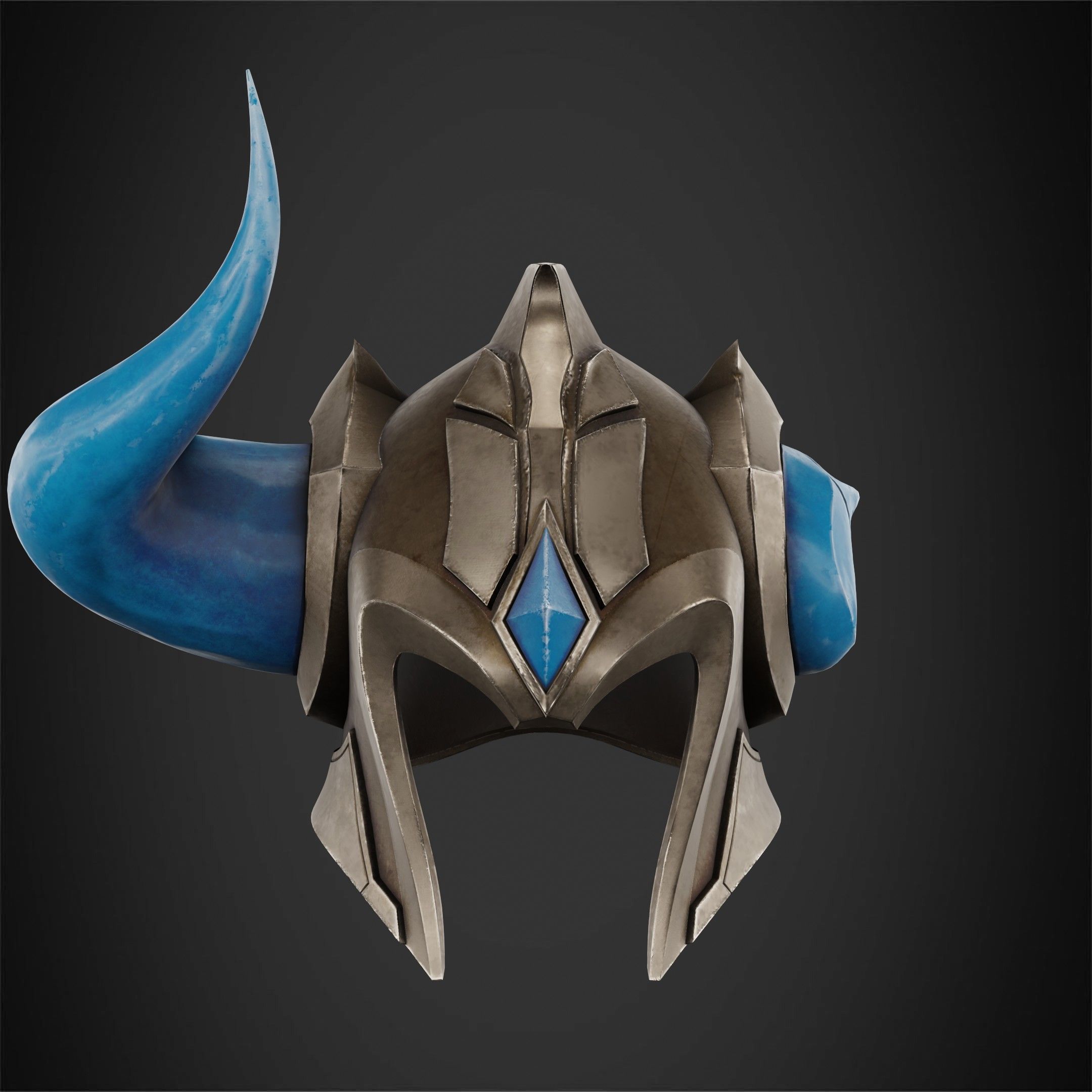 League of Legends Sejuani Full Armor and Mace for Cosplay 3D Model Collection_18
