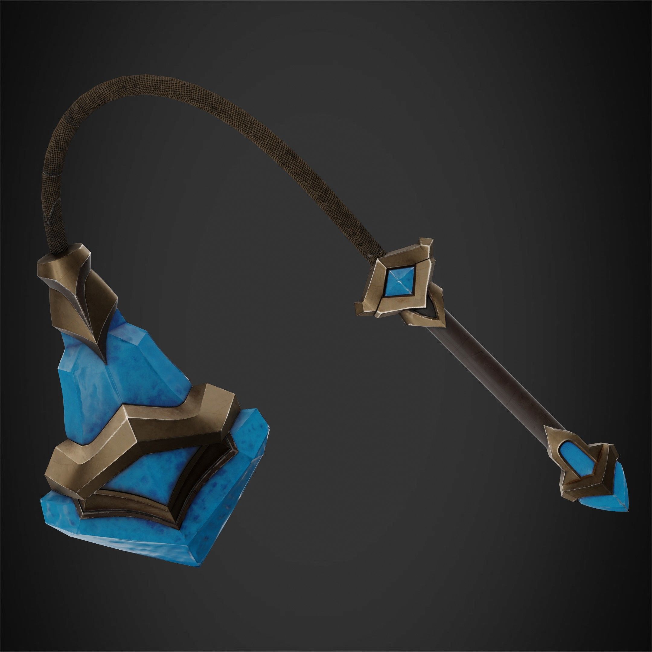 League of Legends Sejuani Full Armor and Mace for Cosplay 3D Model Collection_25