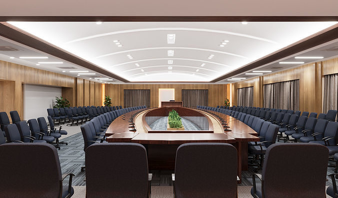 Conference room 3D model