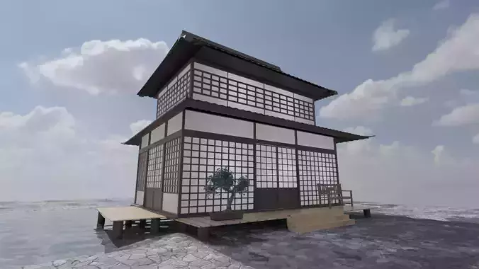 Japanese paper house