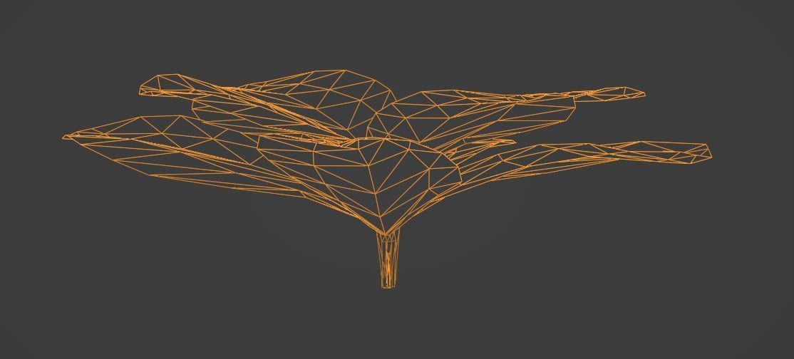 Tropical Plants Pack 10 Types No Transparency Low-Spec Friendly 3D model_43