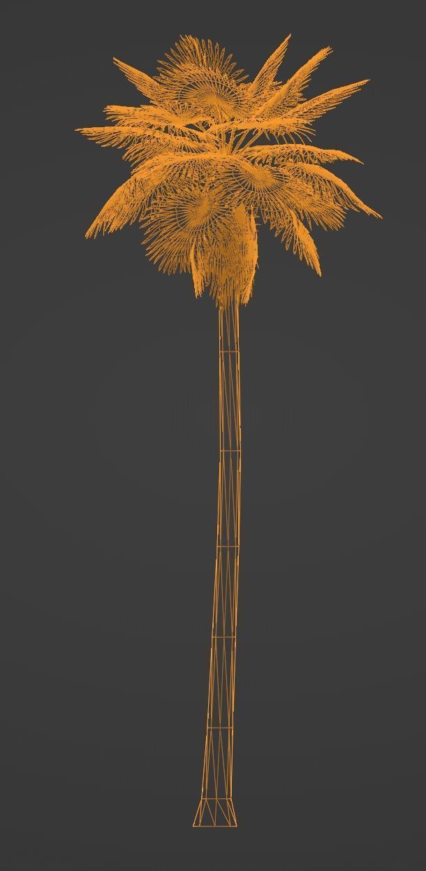Tropical Plants Pack 10 Types No Transparency Low-Spec Friendly 3D model_6