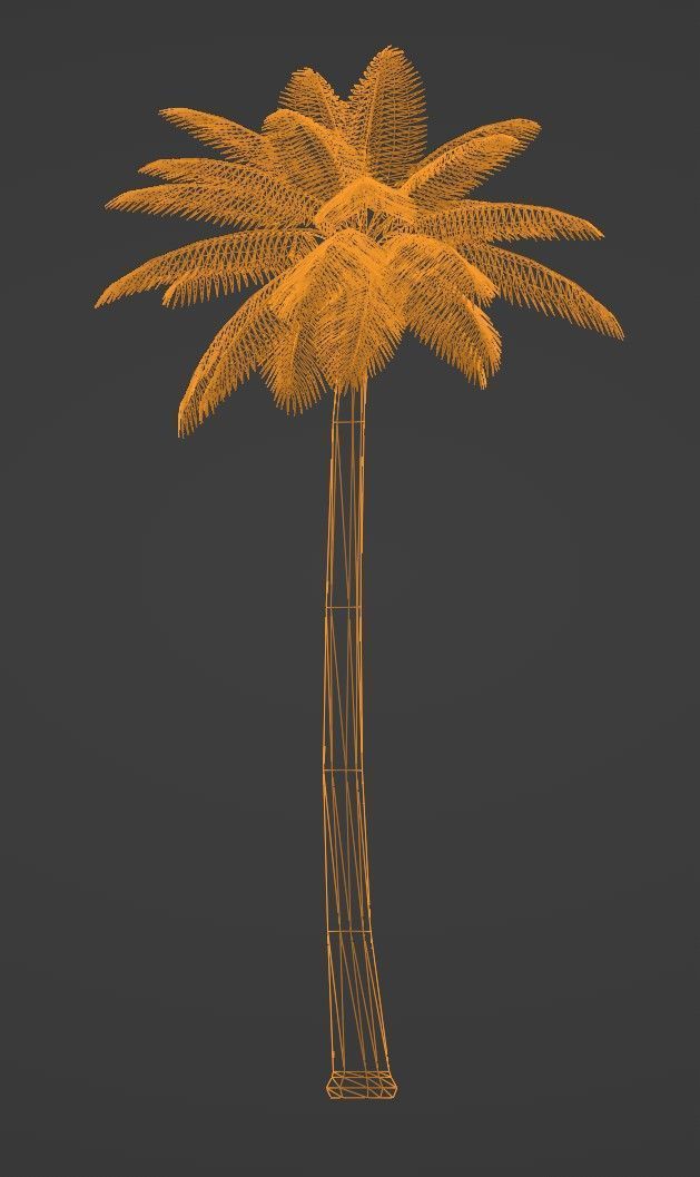 Tropical Plants Pack 10 Types No Transparency Low-Spec Friendly 3D model_29